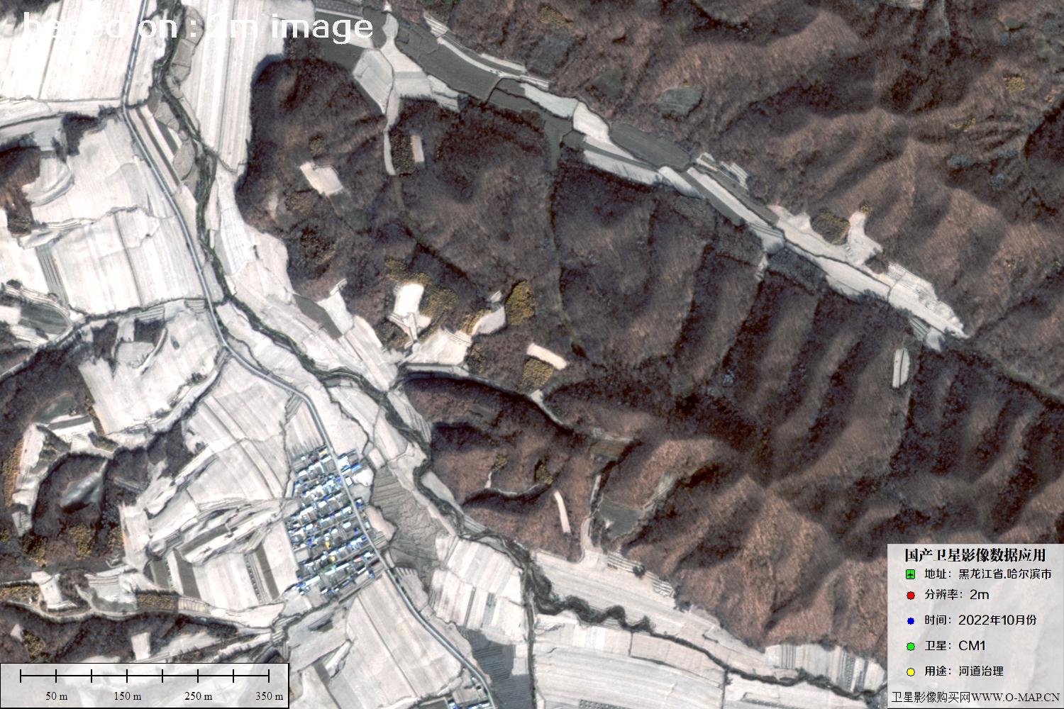 哈尔滨市CM1卫星2022年10月卫星图