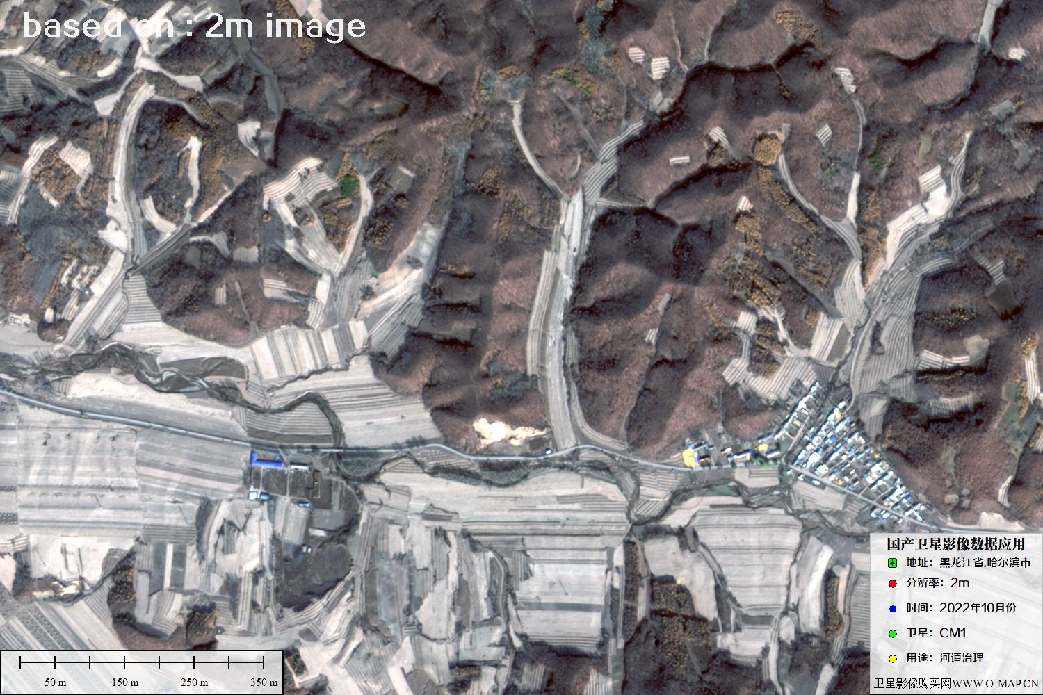 哈尔滨市CM1卫星2022年10月卫星图