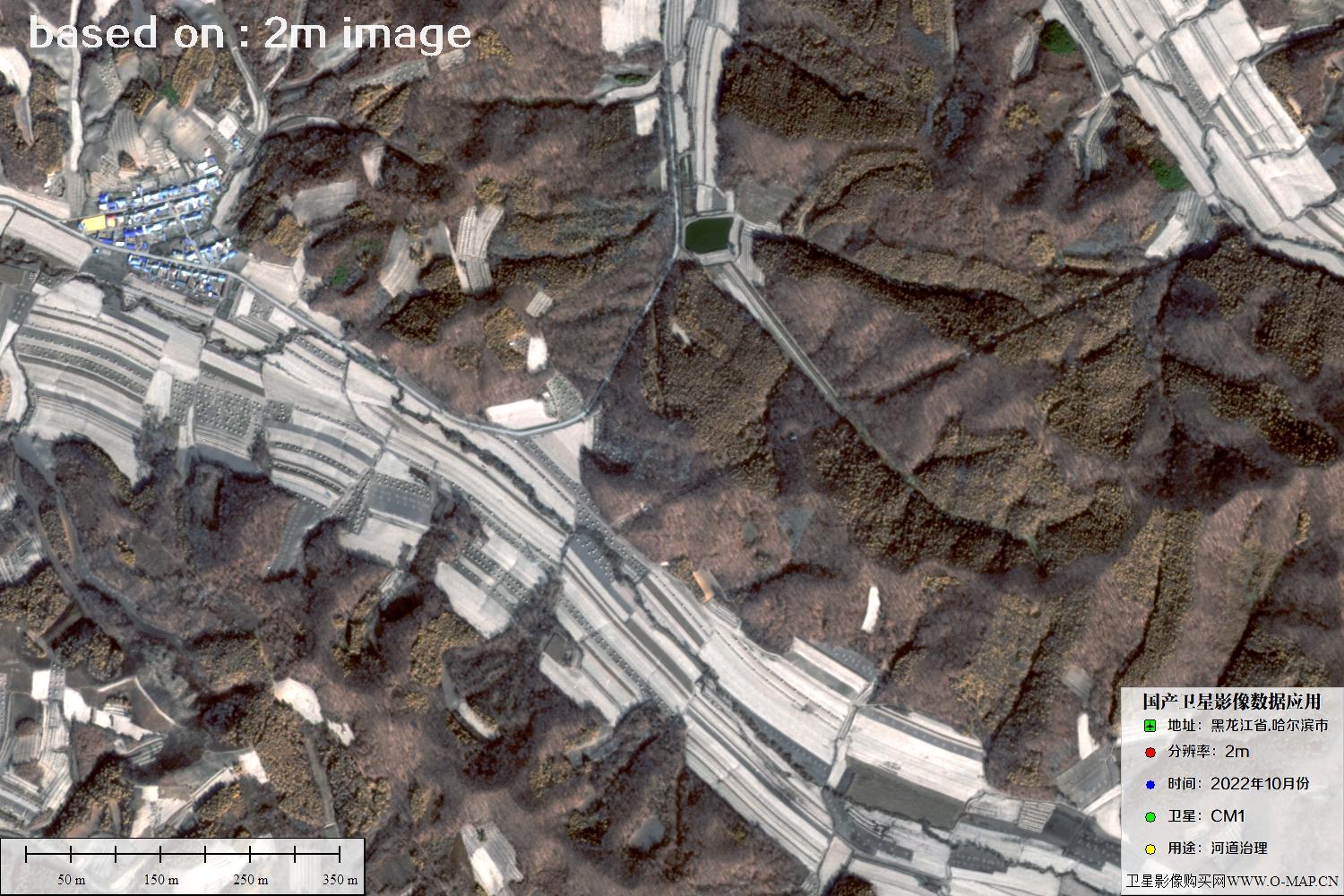 哈尔滨市CM1卫星2022年10月卫星图