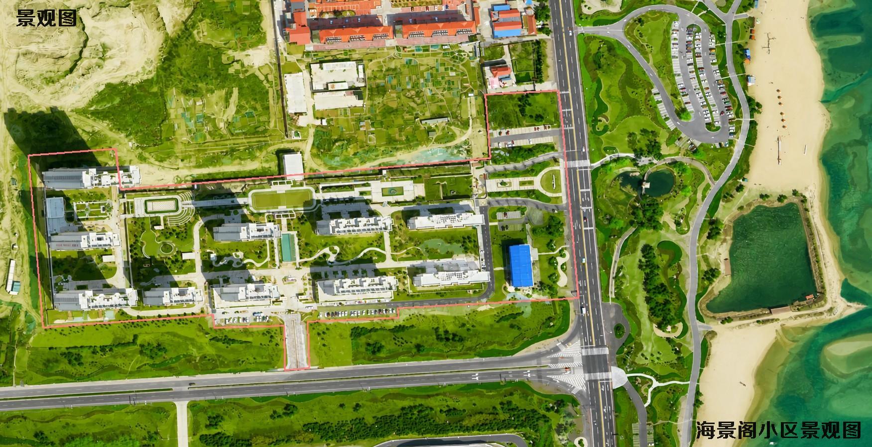 高清卫星图生产制作的景观图和导览图以及鸟瞰图