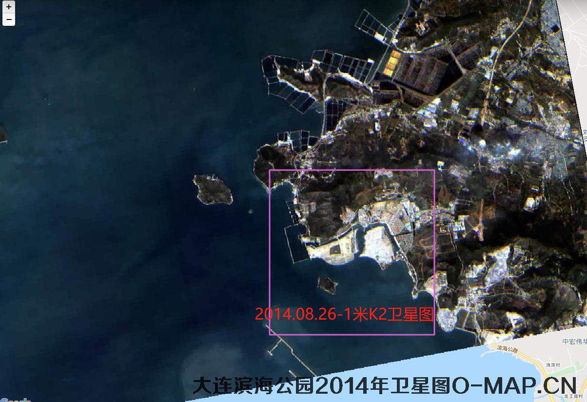 辽宁省大连市2014年8月份Kompsat2卫星图