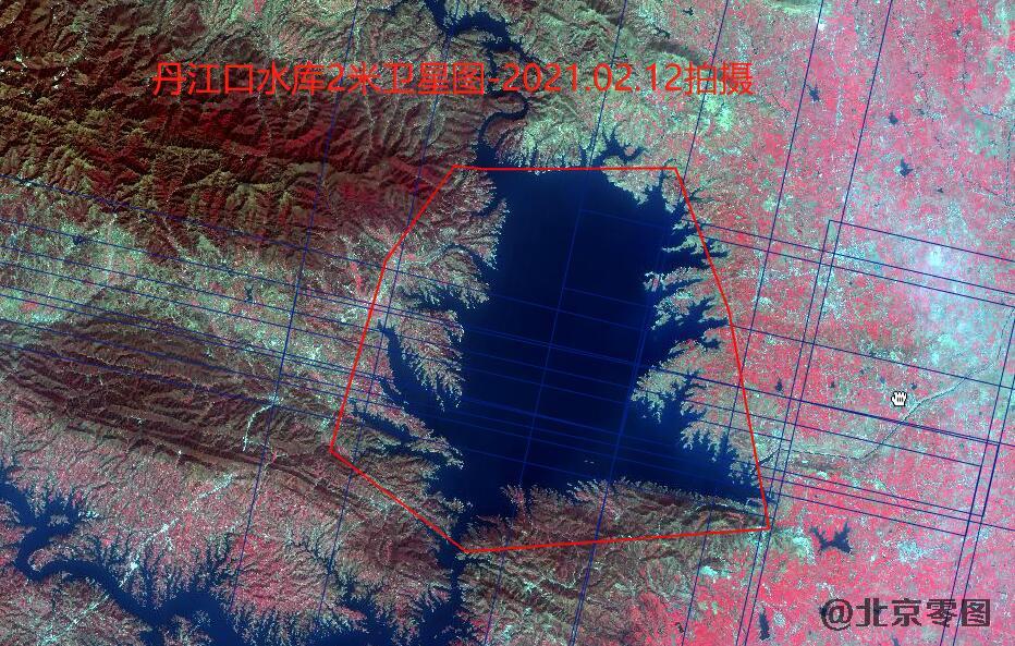 丹江口水库2米分辨率卫星图查询结果