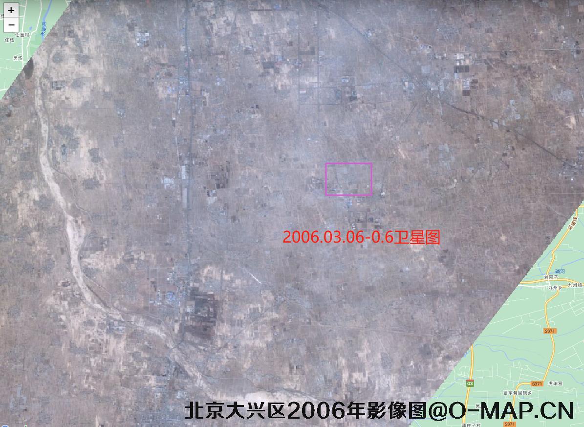 北京大兴区礼贤镇2006年历史卫星影像图