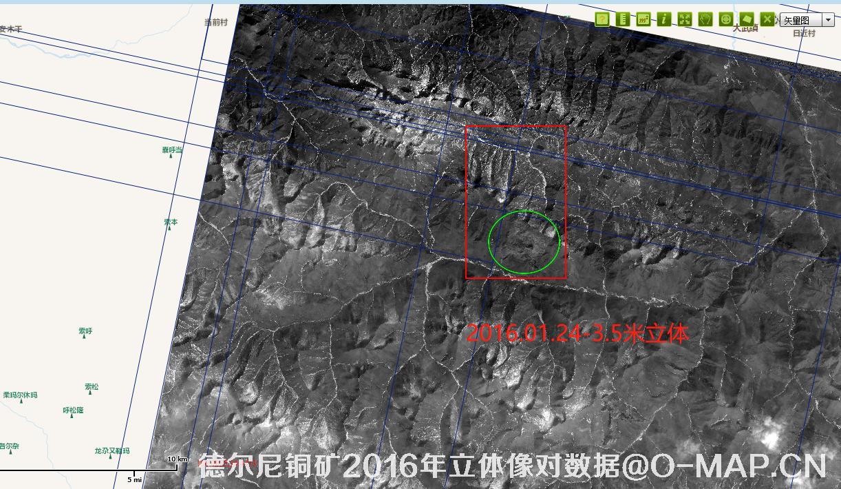 青海省德尔尼铜矿卫星立体像对数据购买方案