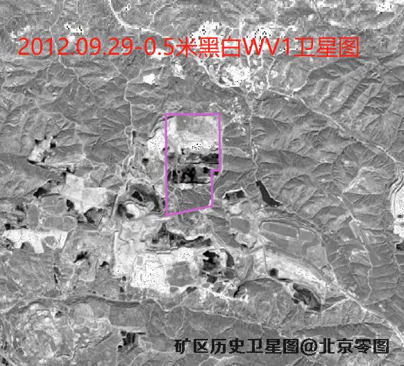 东胜河图沟矿区历史卫星图查询结果