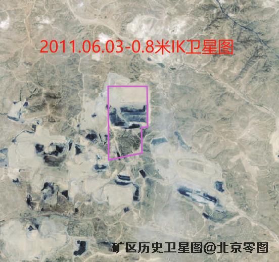 东胜河图沟矿区历史卫星图查询结果