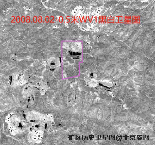 东胜河图沟矿区历史卫星图查询结果