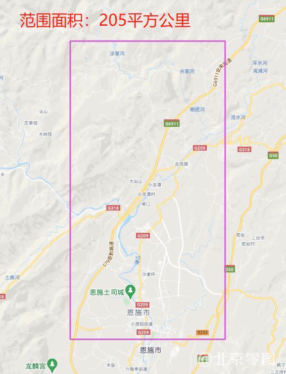 恩施市花绒寄甲样地位置图-矢量图叠加