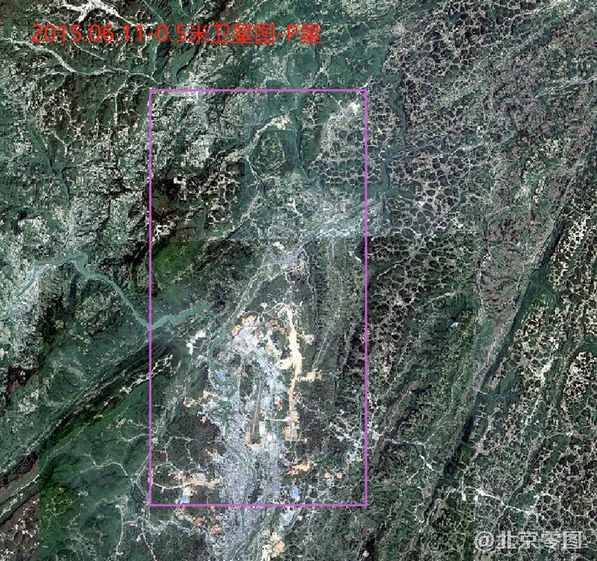 恩施市花绒寄甲样地2015年历史卫星图