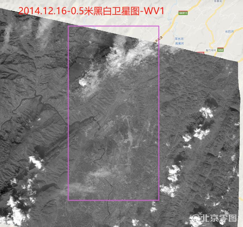 恩施市花绒寄甲样地2014年历史卫星图