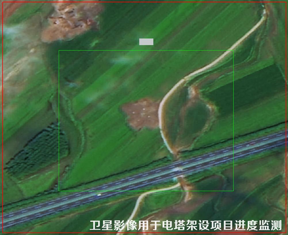 电塔架设项目进度卫星监测示例1
