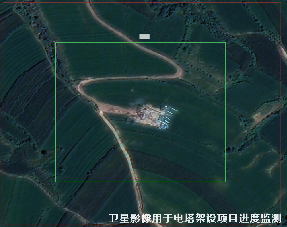 电塔架设项目进度卫星监测示例2