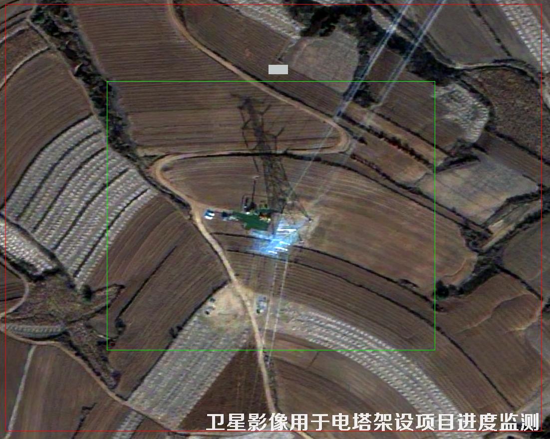 电塔架设项目进度卫星监测示例2