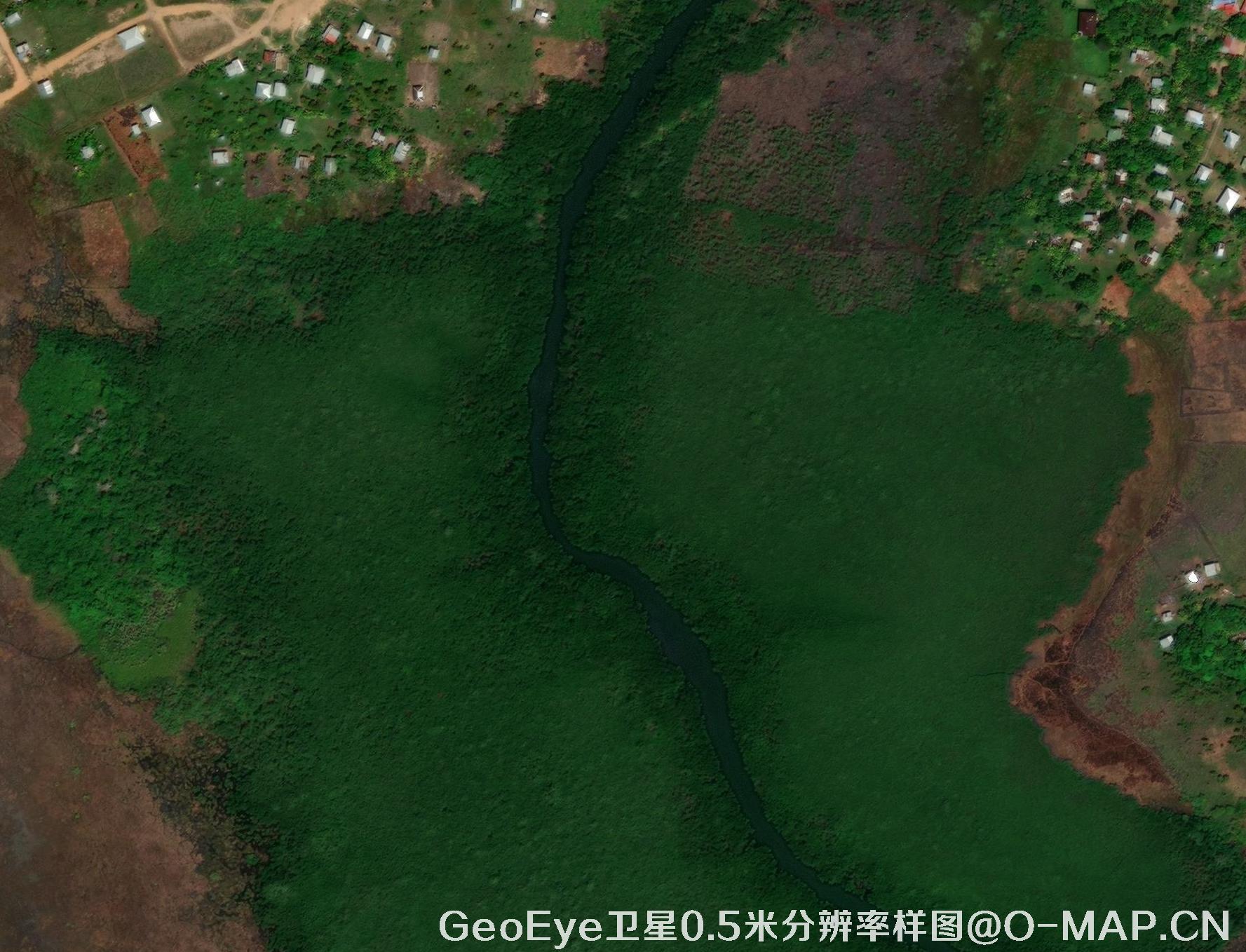 Maxar卫星公司的GeoEye卫星拍摄的0.5米卫星图