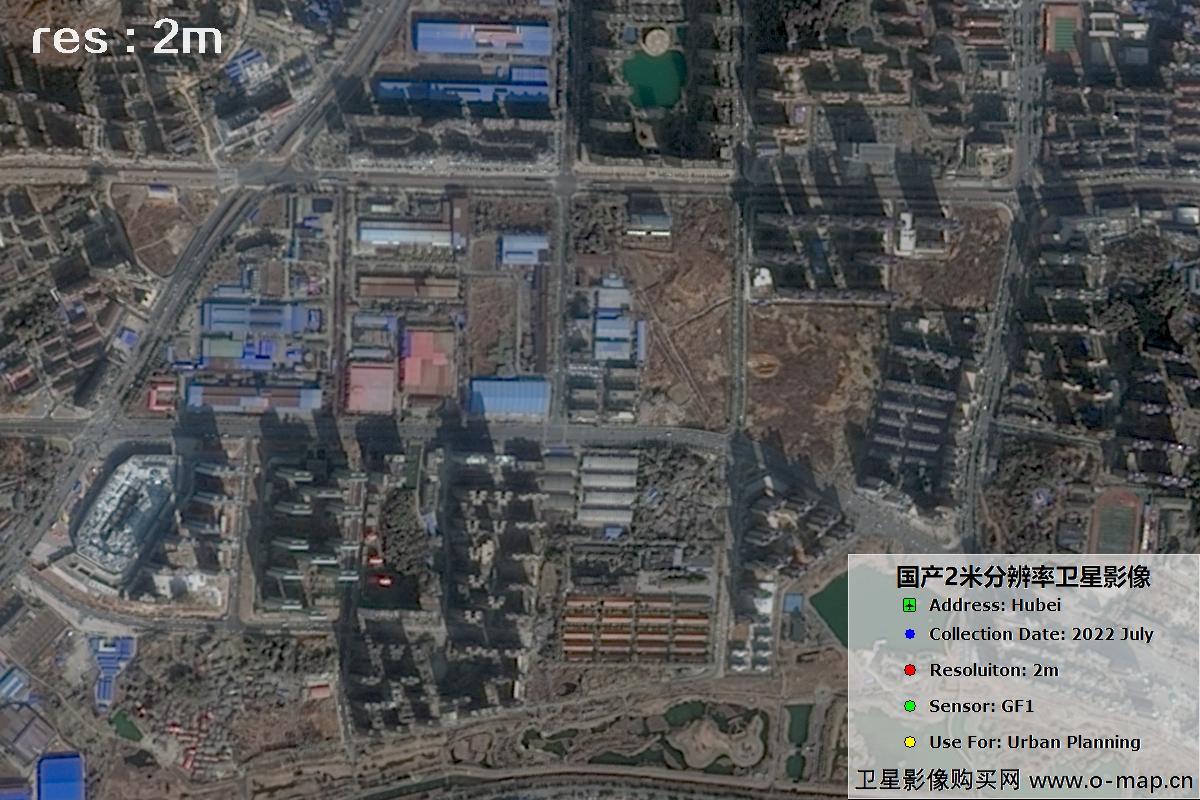 2米分辨率卫星图拍摄的卫星图片