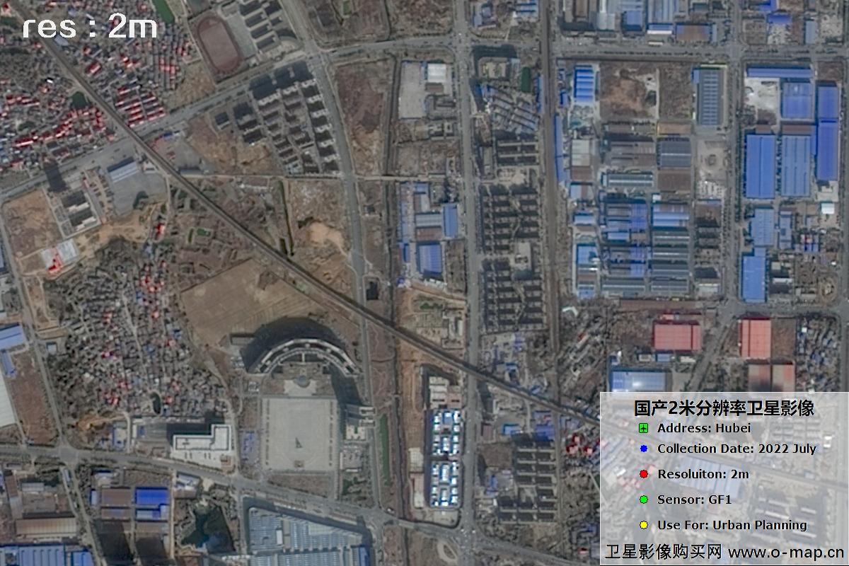 2米分辨率卫星图拍摄的卫星图片
