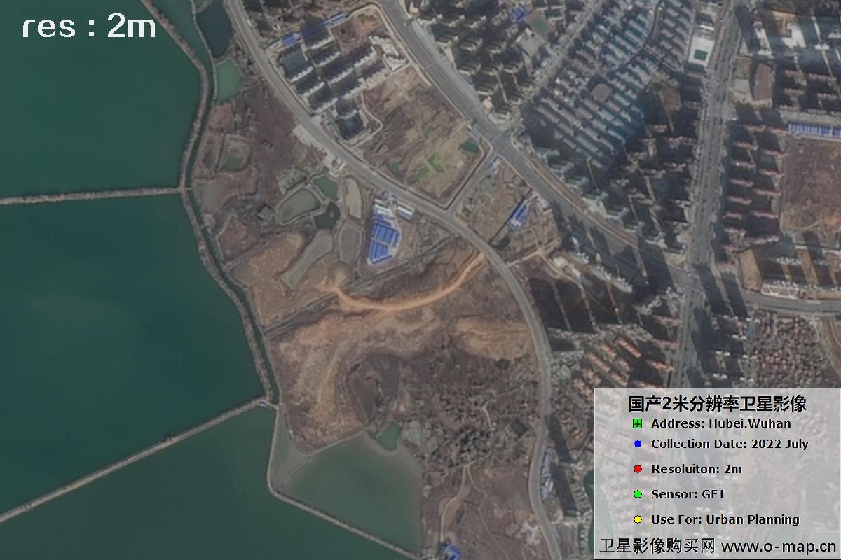 武汉市2022年5月份高分一号卫星图