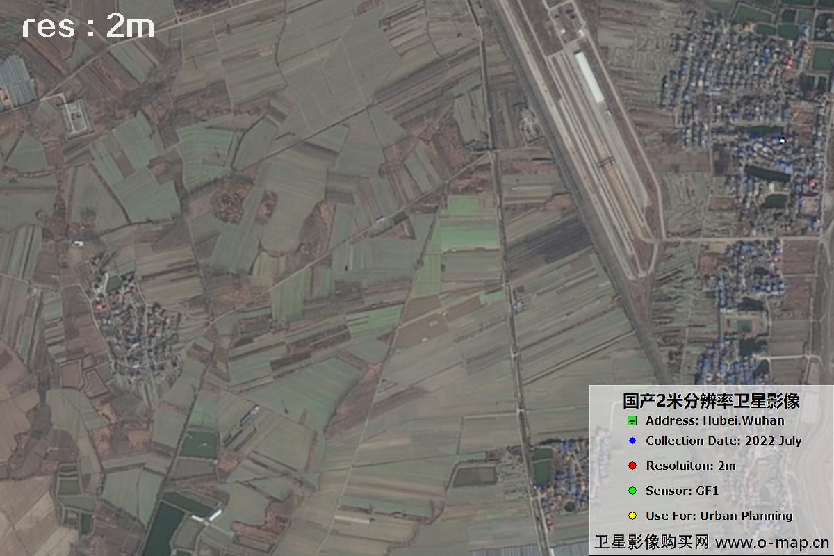 武汉市2022年5月份高分一号卫星图