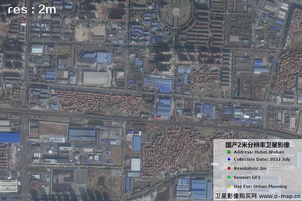 武汉市2022年5月份高分一号卫星图