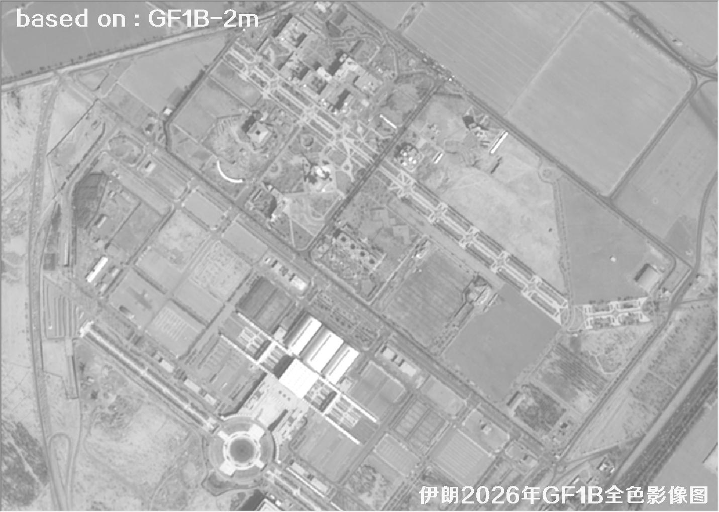 伊朗2026年GF1B卫星2米分辨率全色影像图