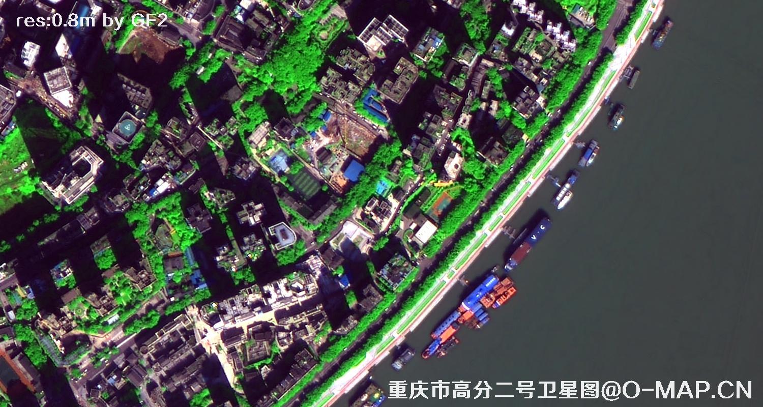 国产0.8米分辨率卫星拍摄的高清图片