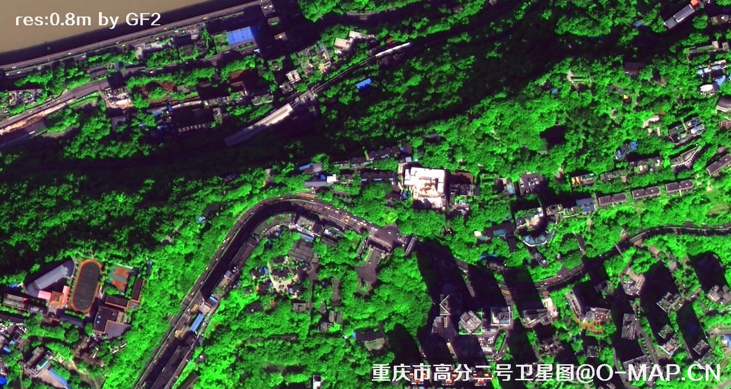 0.8米分辨率卫星图