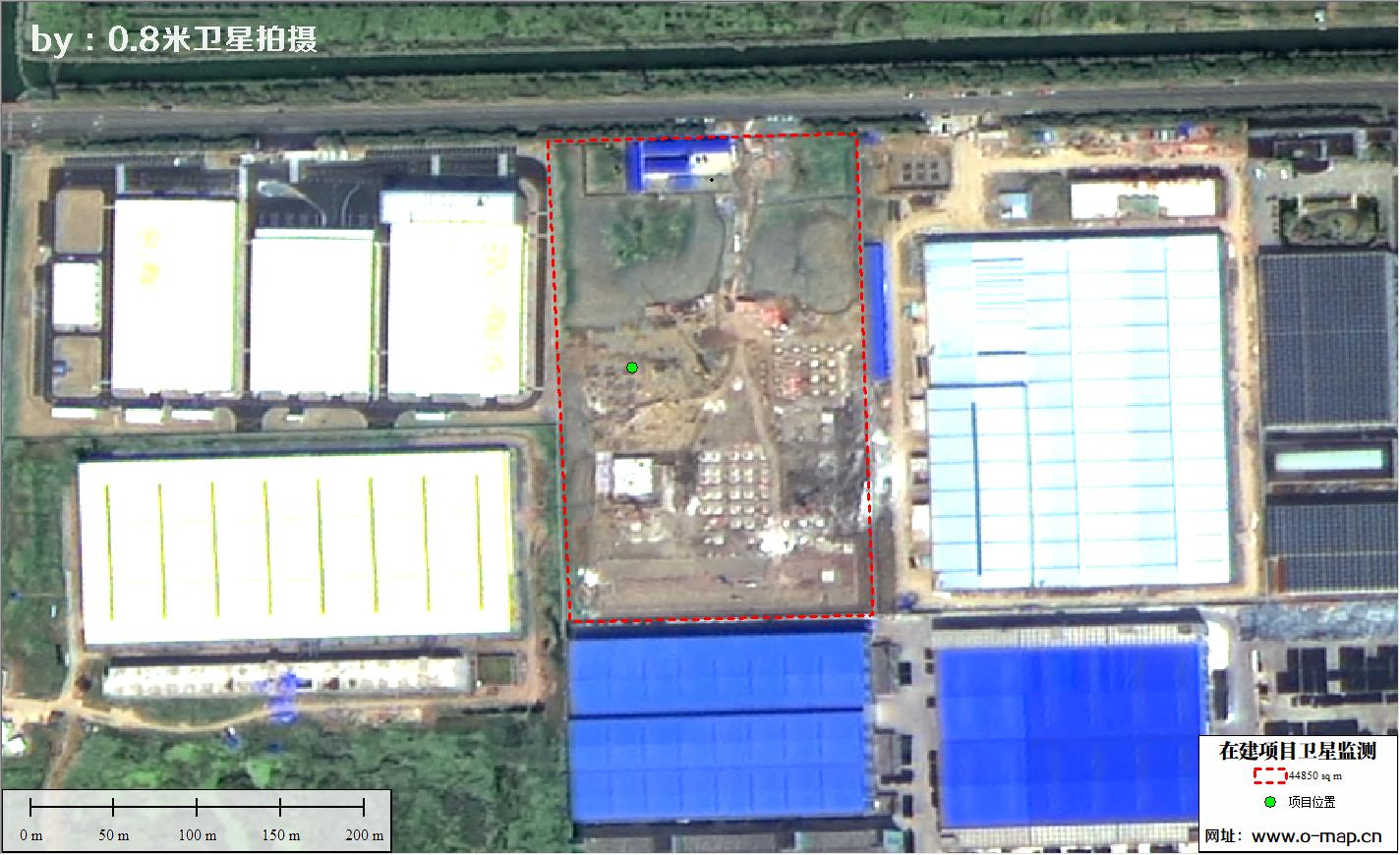 江苏省常州市在建房地产项目施工现场卫星监测