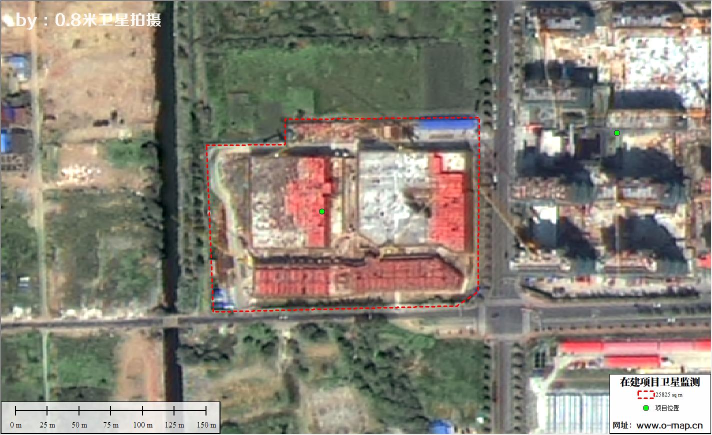江苏省常州市在建房地产项目施工现场卫星监测