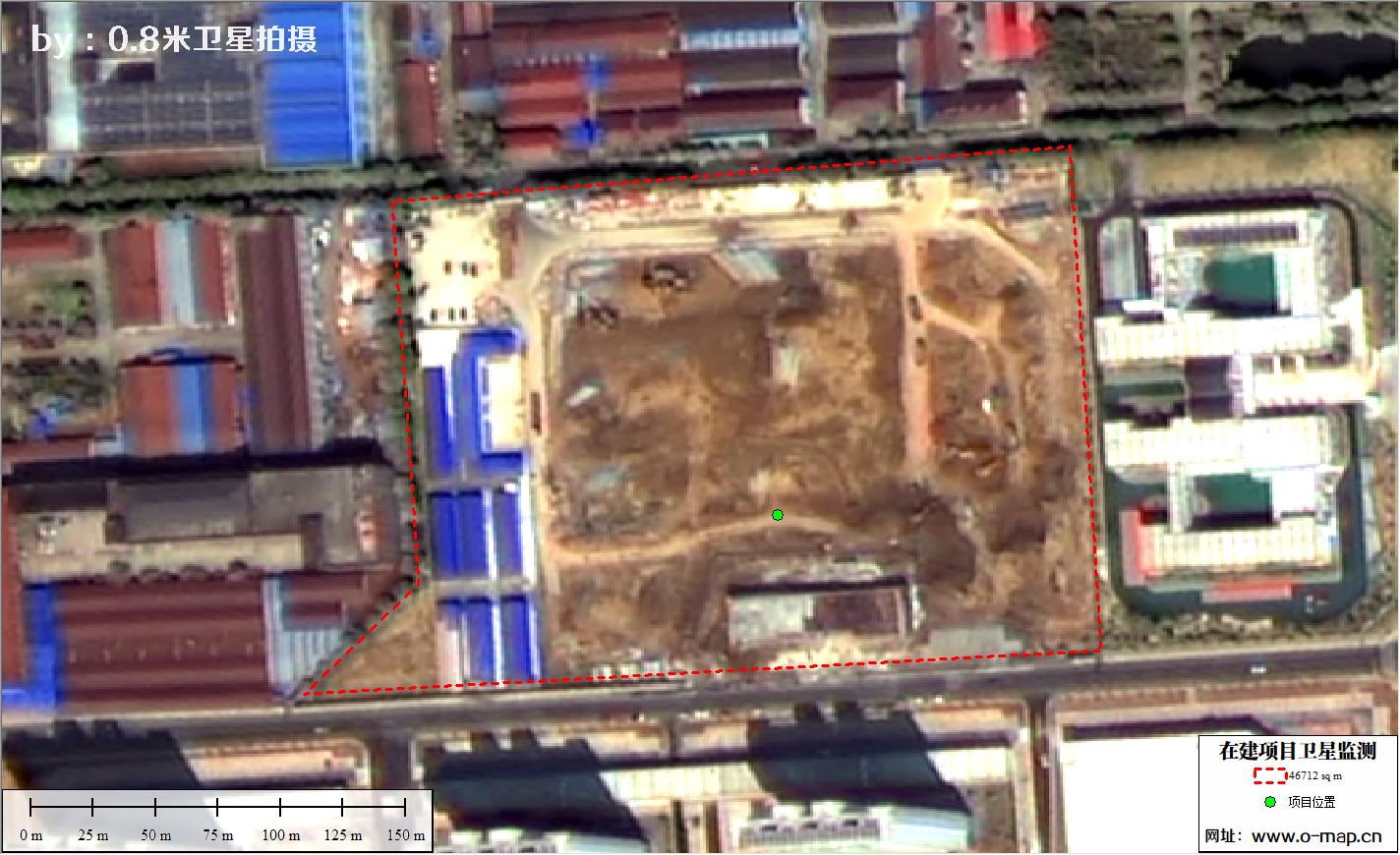 江苏省常州市在建房地产项目施工现场卫星监测