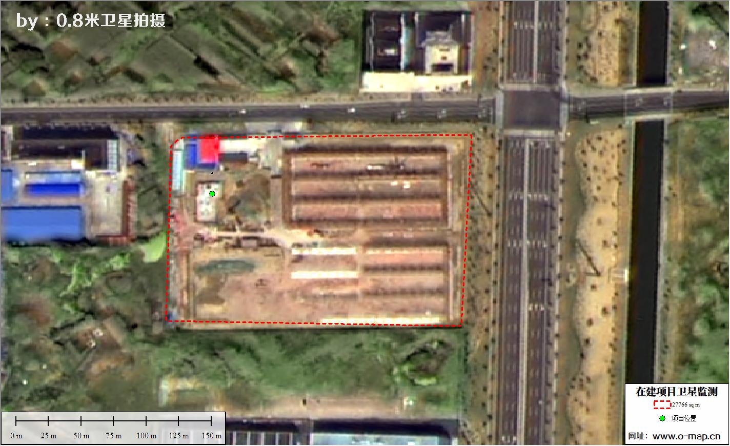 江苏省常州市在建房地产项目施工现场卫星监测