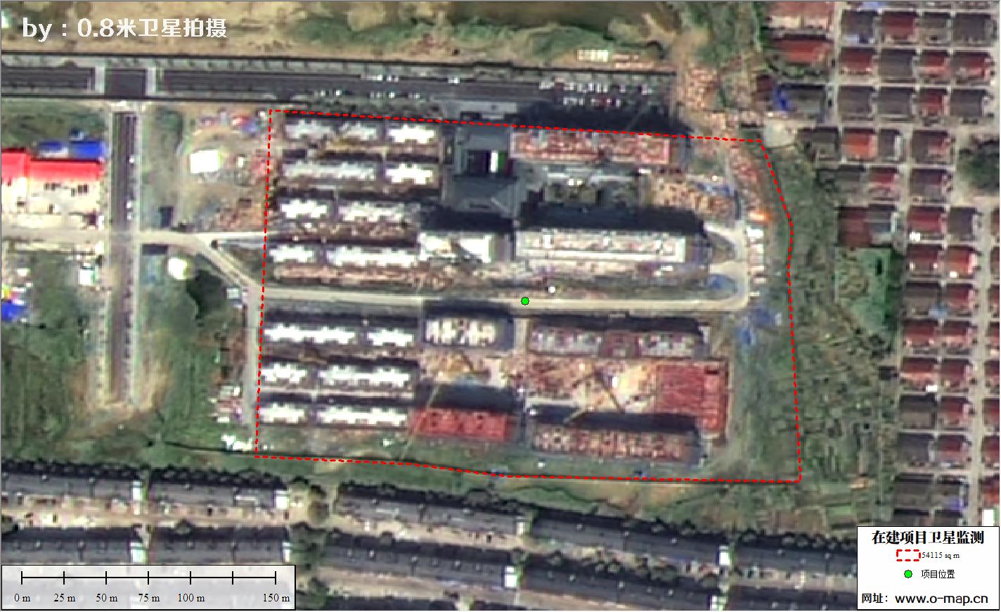 江苏省常州市在建房地产项目施工现场卫星监测