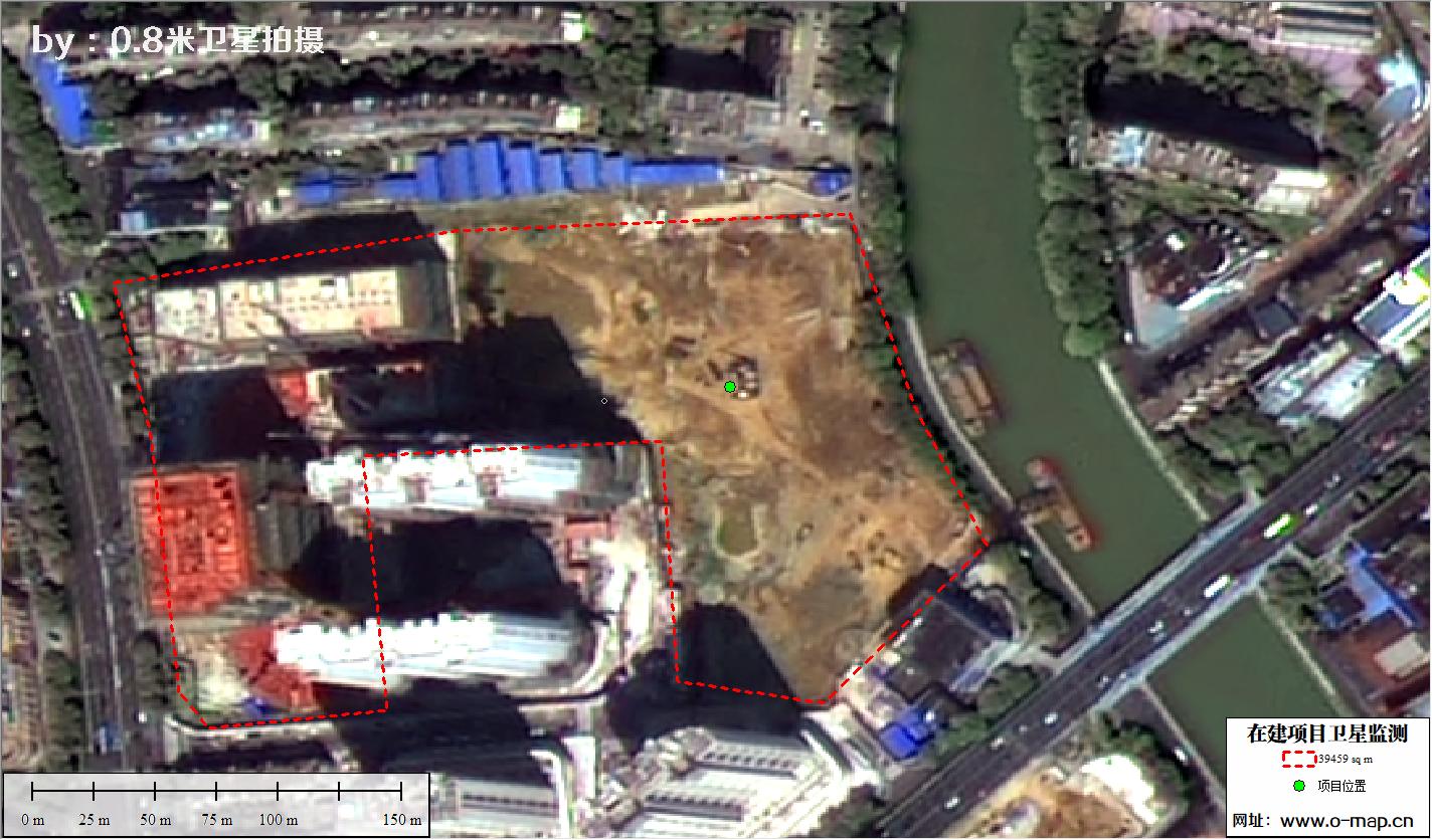 江苏省常州市在建房地产项目施工现场卫星监测