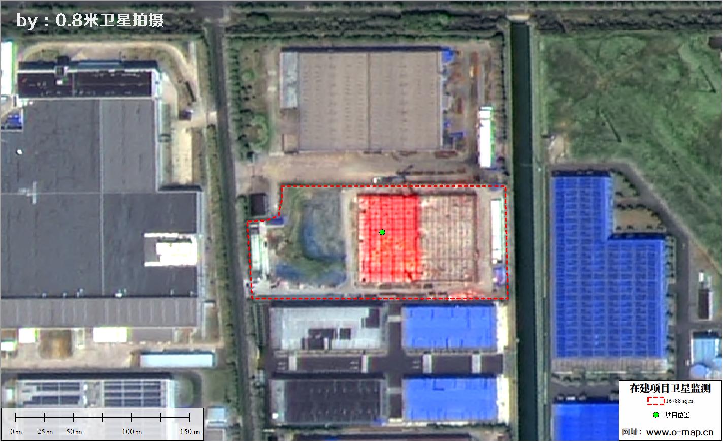 江苏省常州市在建房地产项目施工现场卫星监测