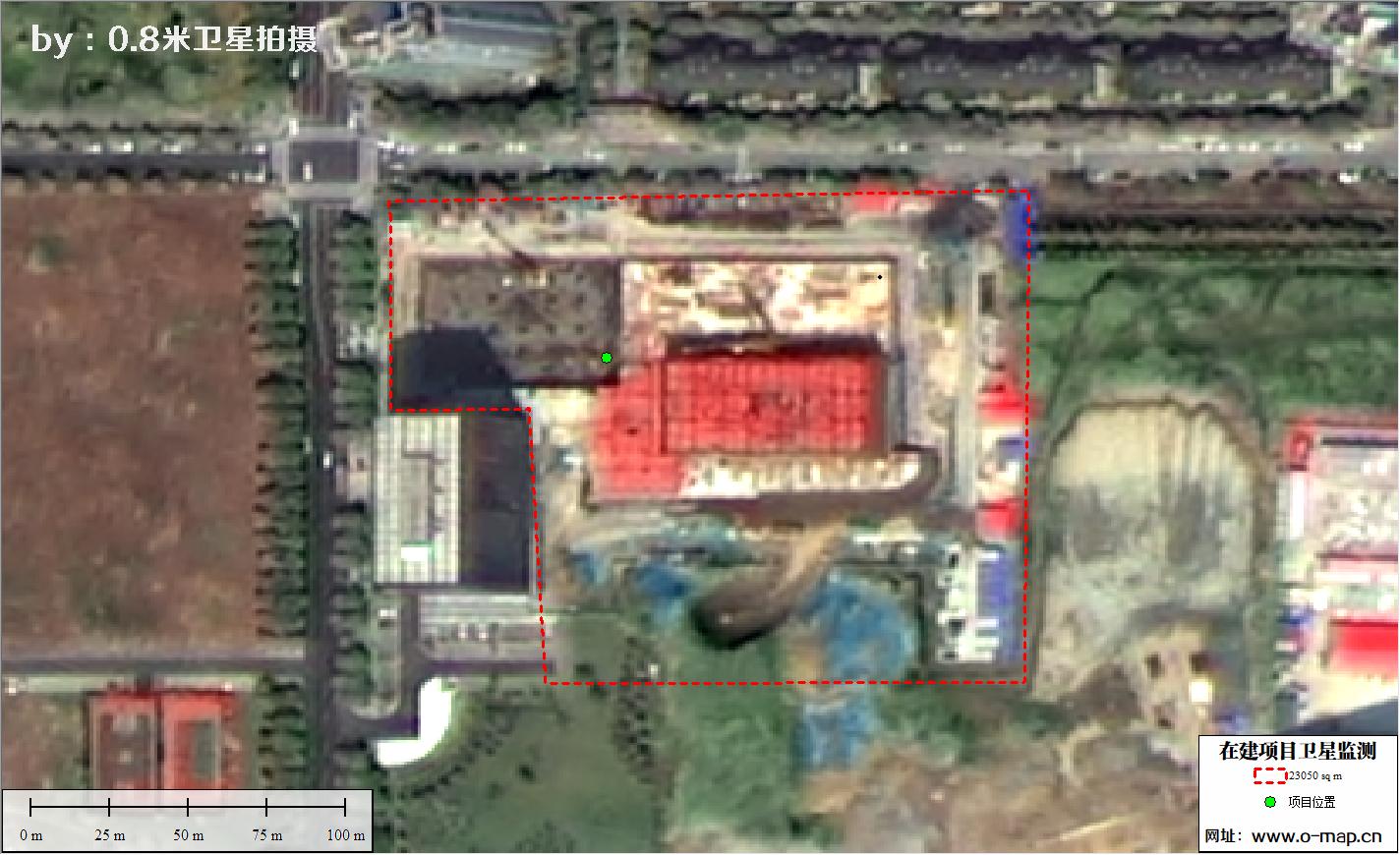 江苏省常州市在建房地产项目施工现场卫星监测