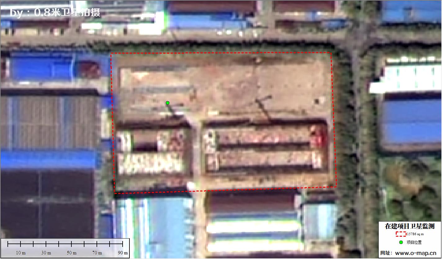 江苏省常州市在建房地产项目施工现场卫星监测