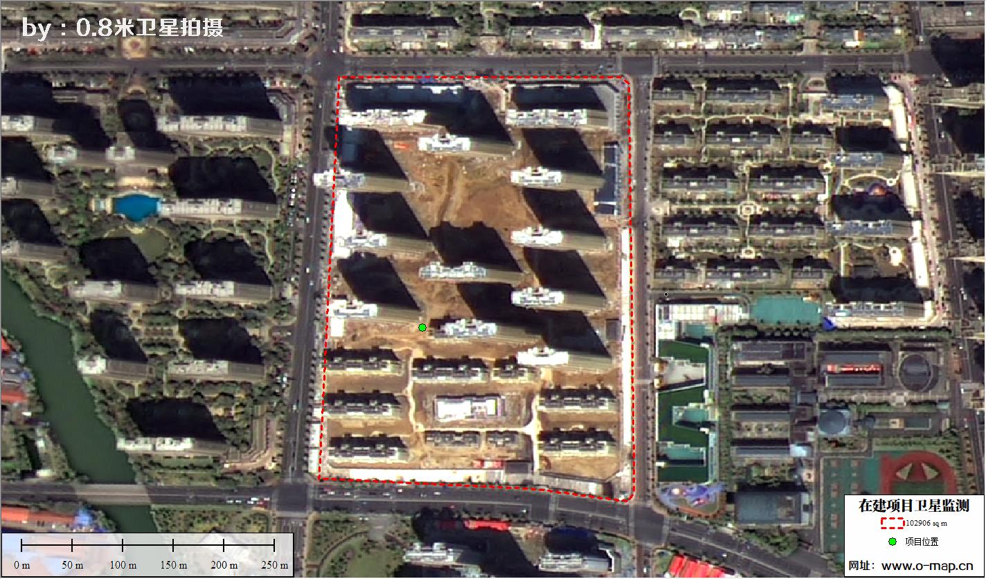 江苏省常州市在建房地产项目施工现场卫星监测