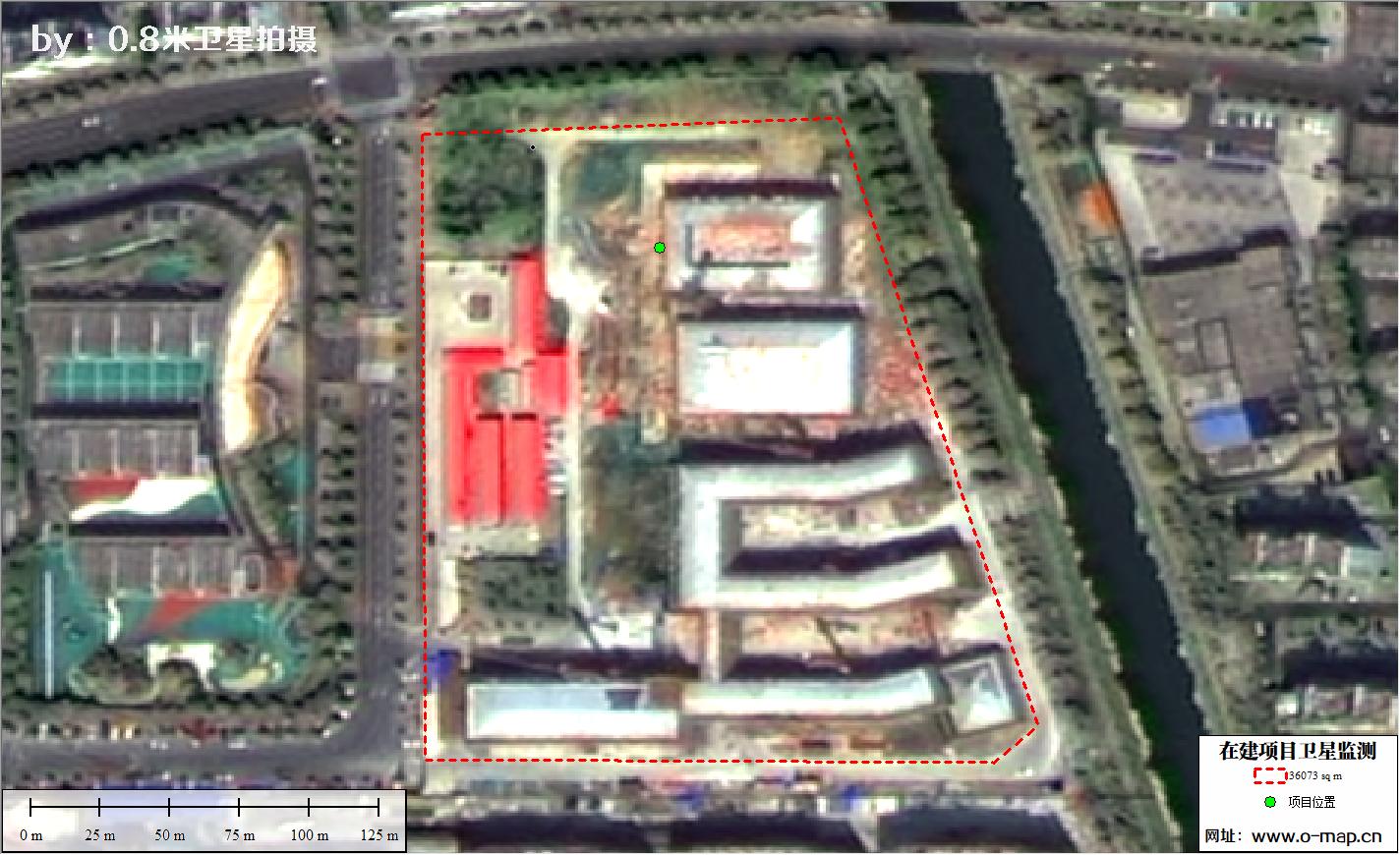 江苏省常州市在建房地产项目施工现场卫星监测