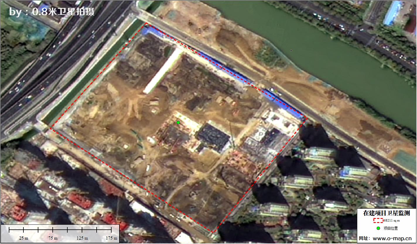 江苏省常州市在建房地产项目施工现场卫星监测