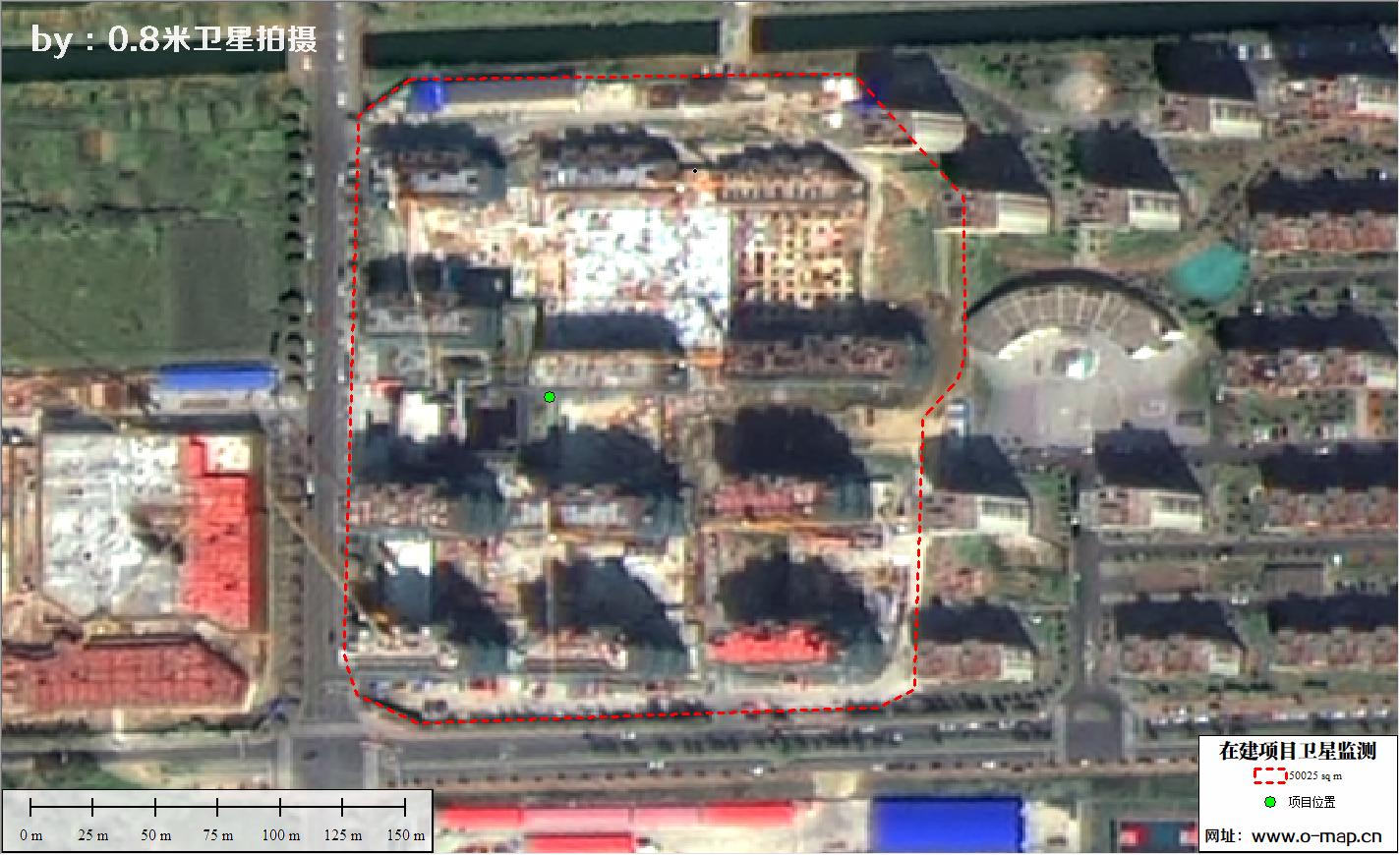 江苏省常州市在建房地产项目施工现场卫星监测