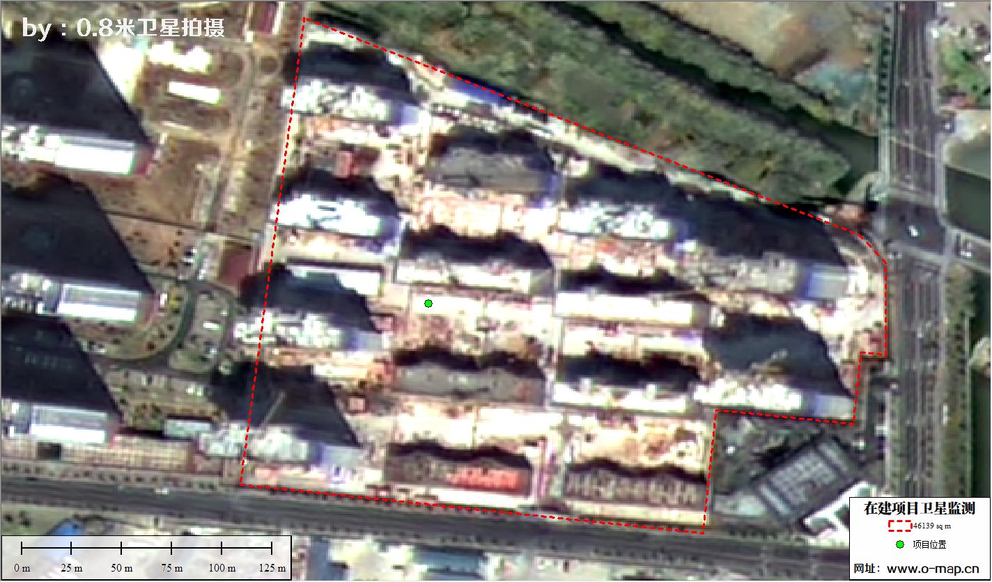 江苏省常州市在建房地产项目施工现场卫星监测