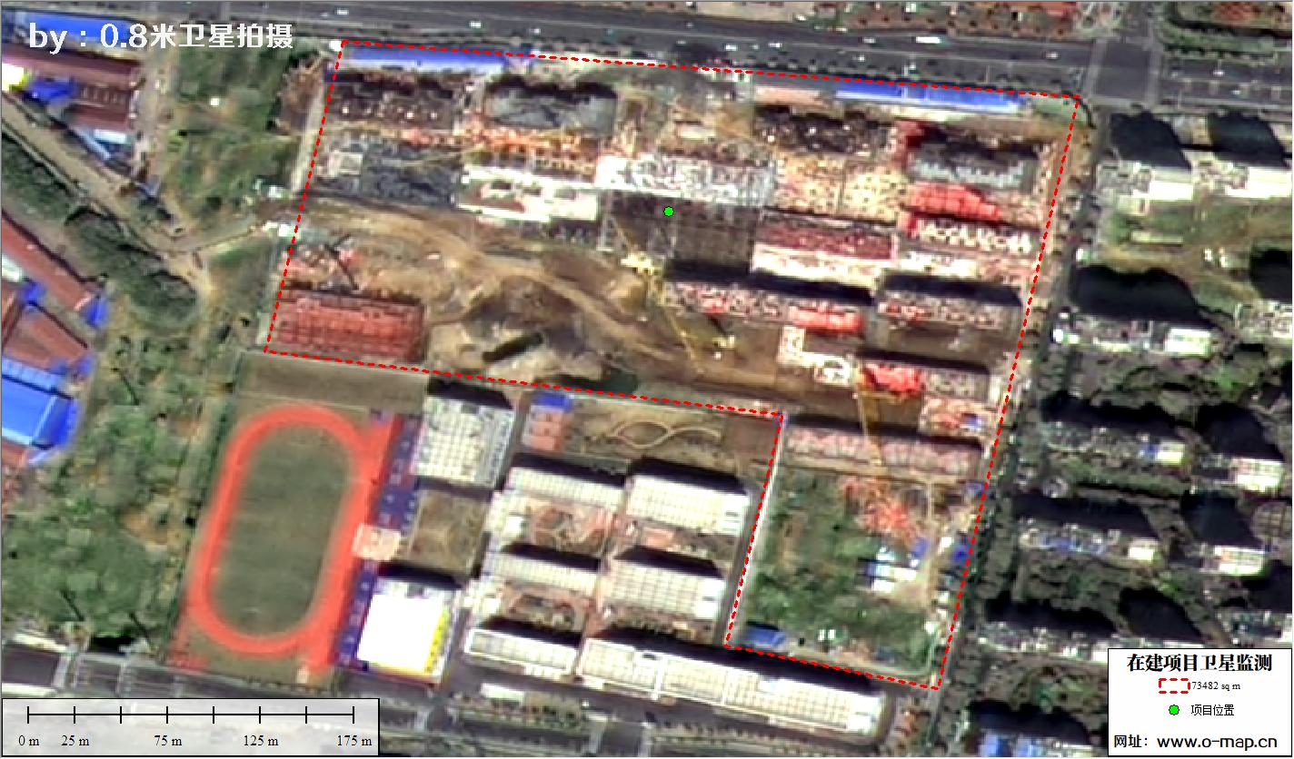 江苏省常州市在建房地产项目施工现场卫星监测