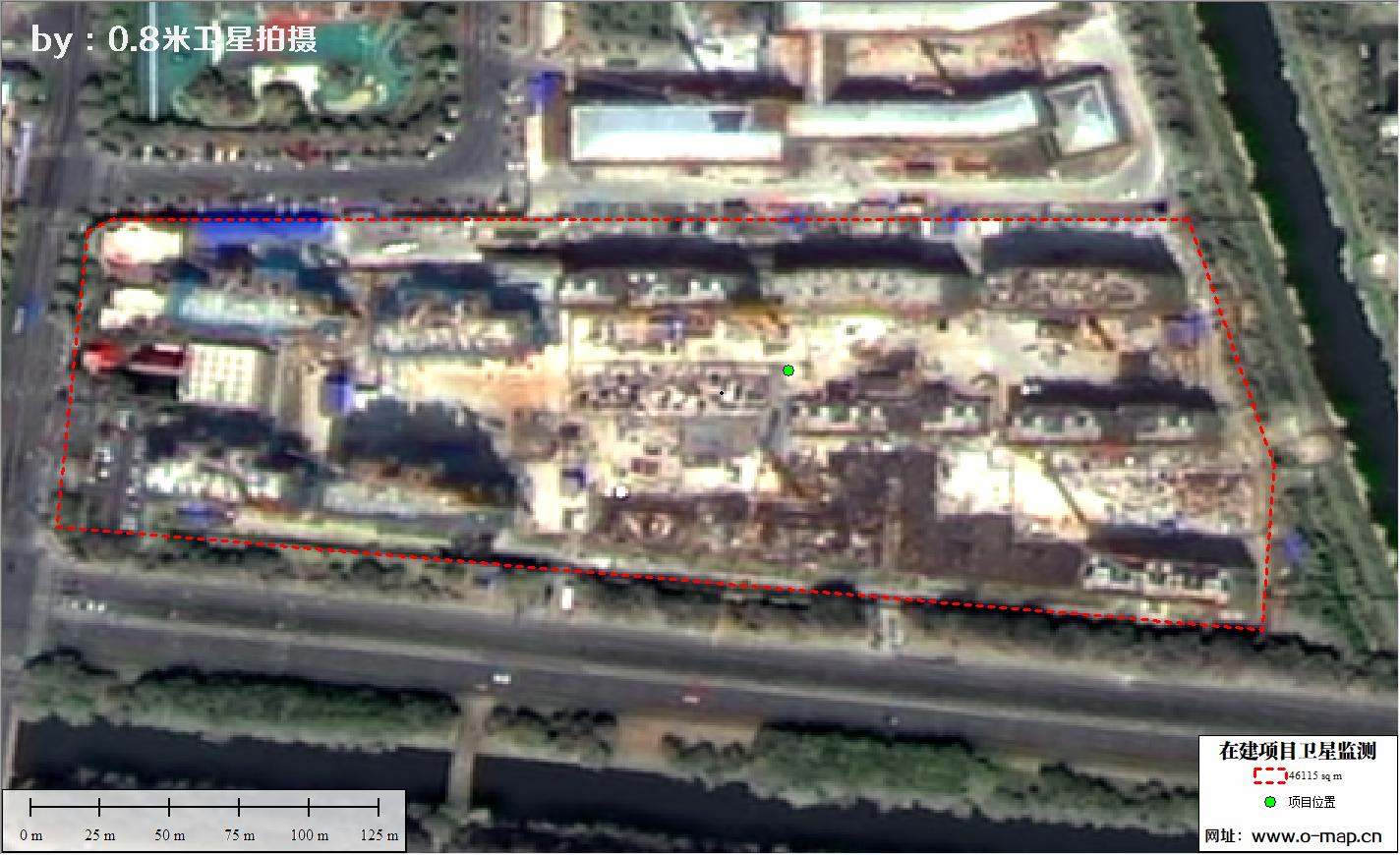 江苏省常州市在建房地产项目施工现场卫星监测