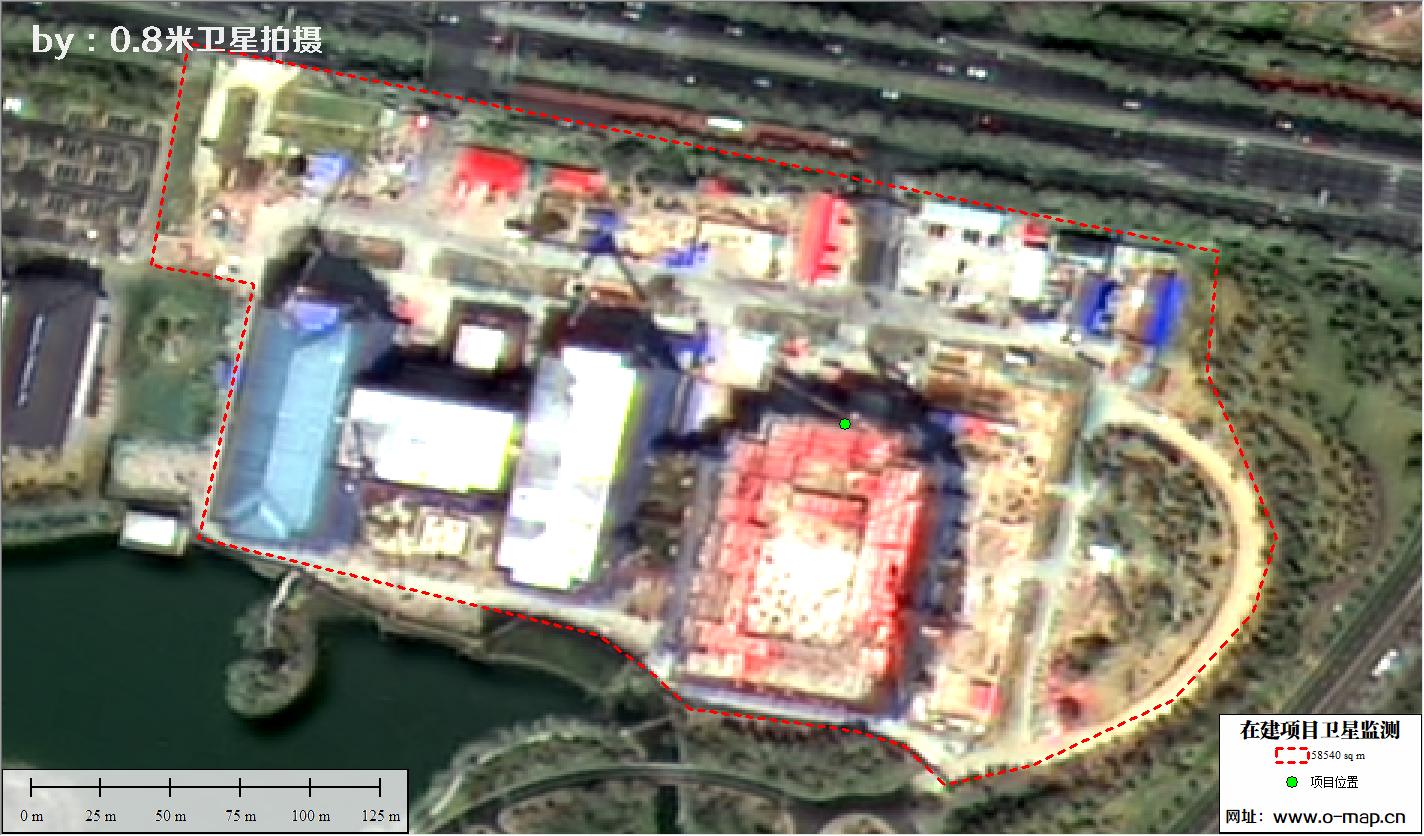 江苏省常州市在建房地产项目施工现场卫星监测