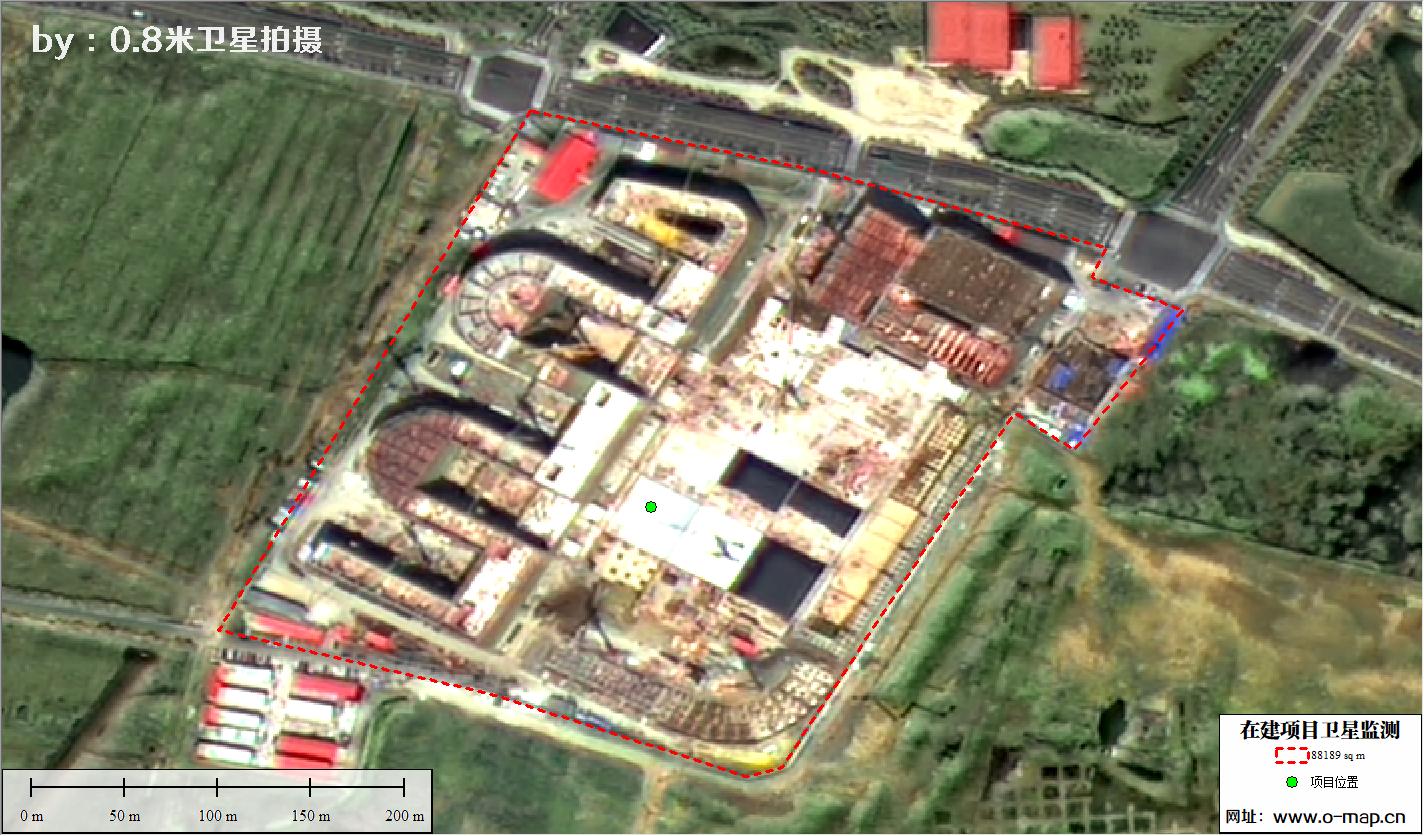 江苏省常州市在建房地产项目施工现场卫星监测