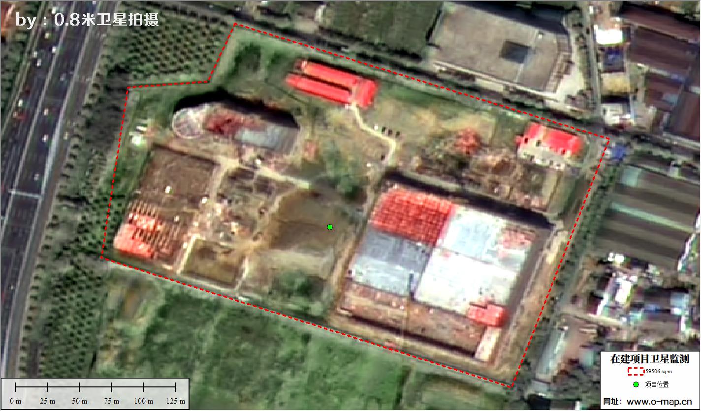 江苏省常州市在建房地产项目施工现场卫星监测