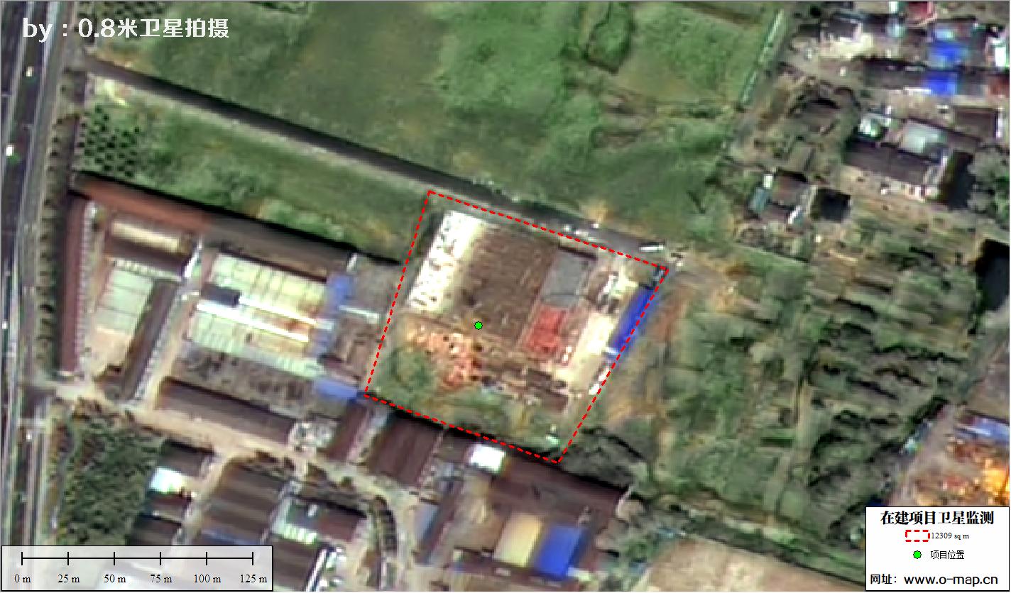 江苏省常州市在建房地产项目施工现场卫星监测