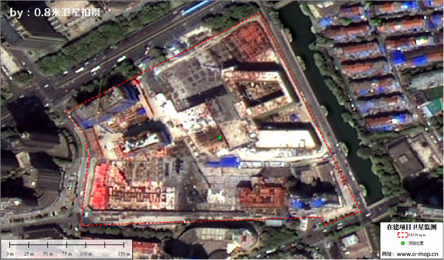 江苏省常州市在建房地产项目施工现场卫星监测