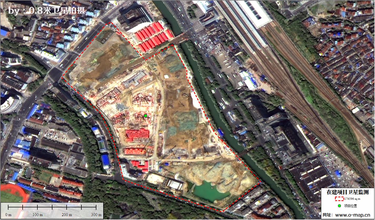 江苏省常州市在建房地产项目施工现场卫星监测