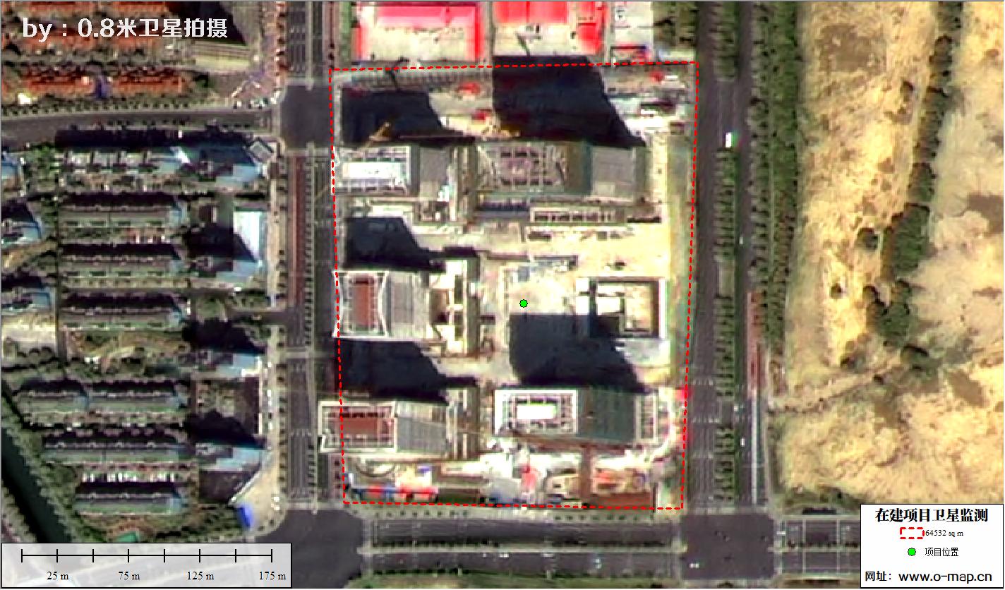 江苏省常州市在建房地产项目施工现场卫星监测
