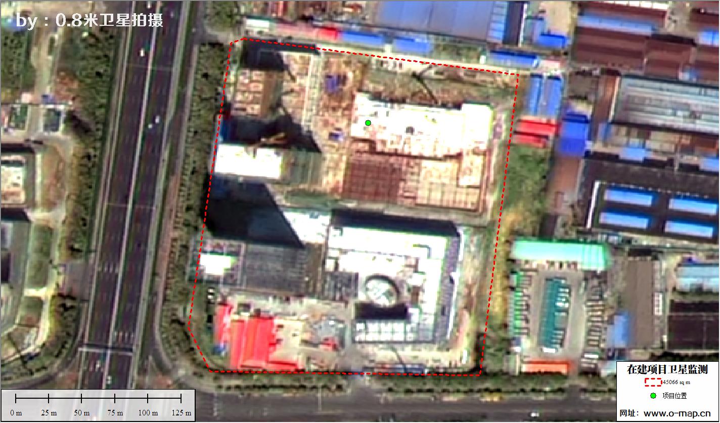 江苏省常州市在建房地产项目施工现场卫星监测
